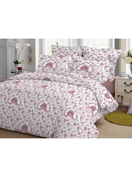 Komvos Σετ Σεντόνια Μονά με Λάστιχο 100x200+20 Rose Fuchsia