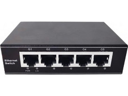 Ethernet Switch 5 Θυρών 10/100/1000Mbps Gigabit Metal Case