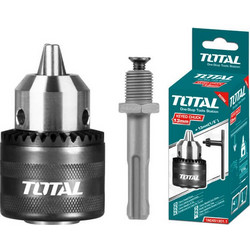 Τσόκ δραπάνου με κλειδί TOTAL 1/2" - 13mm & αντάπτορα (TAC451301.1 )