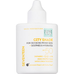 Seventeen Clear Skin City Shade Αντηλιακό Serum Προσώπου Αντιγηραντικό SPF50 35ml