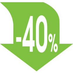 Next αφίσα Βέλος -40% για βιτρίνες 34x32εκ