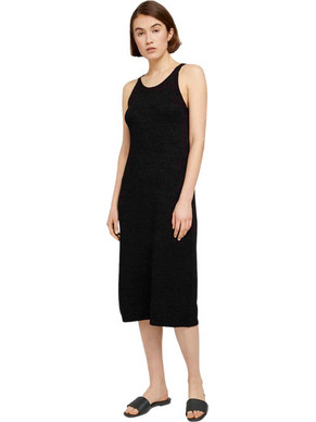 Tom Tailor Mini Καθημερινό Φόρεμα Πλεκτό Μαύρο 1025622-14482