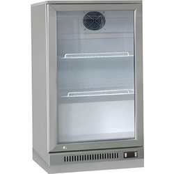 Ψυγείο Bar Cooler Inox με 1 ανοιγόμενη πόρτα ψυχόμενη Dynamic GN-126L