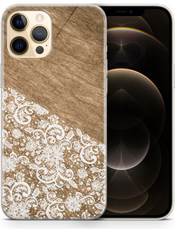 Θήκη Apple iPhone 12 Pro Max Flexible TPU - White Lace