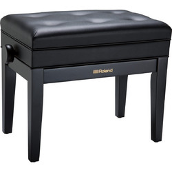 RPB-400BK Piano Bench with Cushioned Seat
