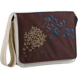 Laessig Τσάντα Αλλαξιέρα Ώμου Butterfly Beige Choco