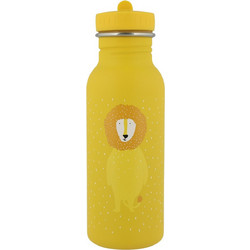 Trixie Baby Mr. Lion Παιδικό Μπουκάλι Θερμός Ανοξείδωτο BPA Free με Καλαμάκι Κίτρινο 500ml