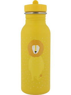 Trixie Baby Mr. Lion Παιδικό Μπουκάλι Θερμός Ανοξείδωτο BPA Free με Καλαμάκι Κίτρινο 500ml