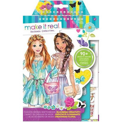 Make It Real - Fashion Design Sketchbook:Blooming Creativity (3202)