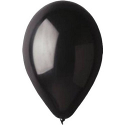 100τεμ μπαλόνιa latex 30cm μαύρα n.90, Swan, m8005-may
