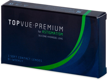TopVue Premium 15θήμεροι Φακοί Επαφής Αστιγματικοί 3τμχ