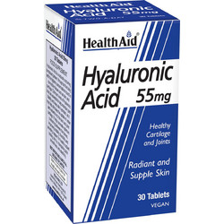 Health Aid Hyaluronic Acid 55mg 30 Ταμπλέτες