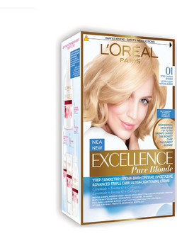 L'Oreal Paris Excellence Creme 01 Υπέρ Ξανθό Φυσικό Μόνιμη Βαφή Μαλλιών 48ml