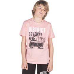 District75 Παιδικό T-Shirt Κοντομάνικο Ροζ 121KBSS-049-0P7