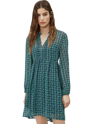 Pepe Jeans Milena Mini Καθημερινό Φόρεμα Πετρόλ PL952856-0AA