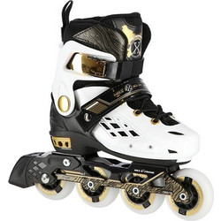 Nils Extreme Inline Αυξομειούμενα Rollers Παιδικά Μαύρα Άσπρα NA20004