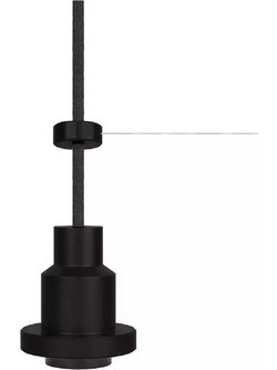 Ledvance 1906 Pendulum Pro Κρεμαστό Φωτιστικό Οροφής Ανάρτηση E27 Μαύρο 4058075153844