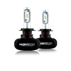LED Φώτα Αυτοκινήτου NightEye Plus+ H7 8000LM (2x4000) 50W (2x25W) 6000K Διπλής Σκάλας CAN BUS