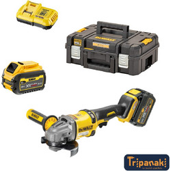 Dewalt DCG414T2 Γωνιακός Τροχός Μπαταρίας 54V 125mm 2x6Ah