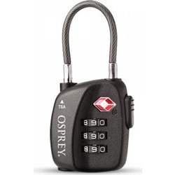 OSPREY Osprey TSA 3 Dial Cable Lock 10003969 Black