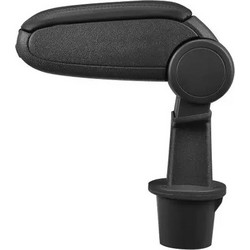 Armrest (Τεμπέλης Αυτοκινήτου) DACIA DUSTER 2018 and more synthetic leather (BLACK)