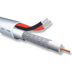 BIOKAL Καλώδιο CCTV CC-100, Mini RG 59/2x 0.50mm2, 75 ohm, White, 100m
