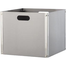 Ξυλοθήκη Zogometal K31 Νίκελ Ματ 37x37x32 cm
