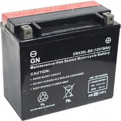 GN Μπαταρία Μοτοσυκλέτας EBX20L-BS 270A 18Ah