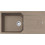 Franke Urban UBG 611-100 Oyster Ένθετος Νεροχύτης Γρανίτη Αντιστρεφόμενος 100x50cm