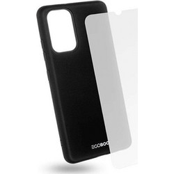 Θήκη & Γυαλί Προστασίας Για Galaxy A32 (Σετ 2Τμχ) SA32TPUBLKGL Clear-Black Egoboo
