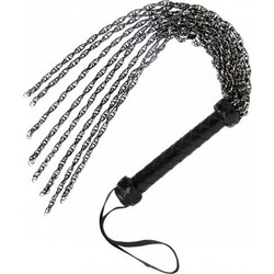 Master Series Gunmetal Chain Flogger Μαστίγιο