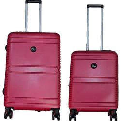 Rain RB80114D Σετ Βαλίτσες 2τμχ Καμπίνας & Μεσαία Μπορντό