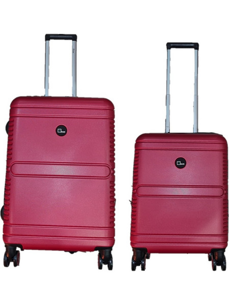 Rain RB80114D Σετ Βαλίτσες 2τμχ Καμπίνας & Μεσαία Μπορντό