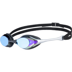 Arena Cobra Swipe Mirror Γυαλάκια Κολύμβησης Ενηλίκων Αντιθαμβωτικά Μπλε Ασημί
