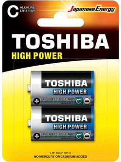 Toshiba Alkaline LR14 C 2τμχ
