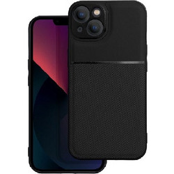 ΘΗΚΗ ΣΙΛΙΚΟΝΗΣ FORCELL NOBLE ΓΙΑ IPHONE 13 - ΜΑΥΡΗ