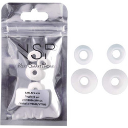 ΑΝΤΑΛΛΑΚΤΙΚΑ EARLAPS HANDS FREE UNIVERSAL NSP HN25/VT600/VT780 2 SMALL + 2 BIG WHITE NSP