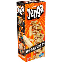 Hasbro Jenga Classic Επιτραπέζιο Παιχνίδι για 6+ Ετών για 1+ Παίκτες