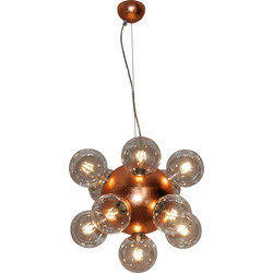 Home Lighting Marte Κρεμαστό Φωτιστικό Οροφής Πολύφωτο Χρυσό 77-4127