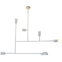 Home Lighting Rodney Κρεμαστό Φωτιστικό Οροφής Ράγα Πολύφωτο LED Λευκό 77-3813
