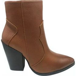 Γυναικεία Μποτάκια Cowgirl camel
