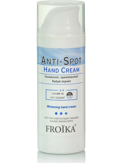 Froika Anti Spot Ενυδατική & Αντιγηραντική Κρέμα Χεριών για Πανάδες SPF15 50ml