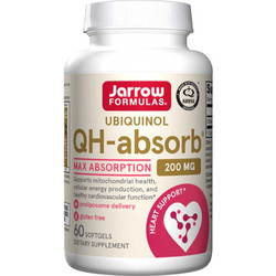 Jarrow Formulas Ubiquinol QH-Absorb 200mg 60 Μαλακές Κάψουλες