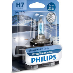 Philips H7 White Vision Ultra Αλογόνου 12V 55W 1τμχ
