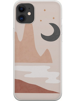 Θήκη Landscape Moon iPhone 11 Flexible TPU (Διάφανη Σιλικόνη)