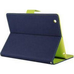 Goospery Fancy Diary Navy Blue/Lime (iPad 2/3/4)