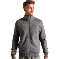Superdry Ανδρική Ζακέτα Φούτερ με Φερμουάρ Ανθρακί M2011447A-6AL