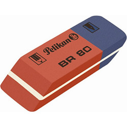 Γόμα Pelikan BR80 Μπλε-Κόκκινη