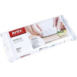 ARTIX PAINTS φυσικός πηλός PY036-1, χωρίς γλουτένη, 500γρ, λευκός