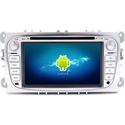 2 DIN 7" Multimedia Player 4+64G, GPS, Android για Αυτοκίνητα FORD OEM F-006L - Ασημί